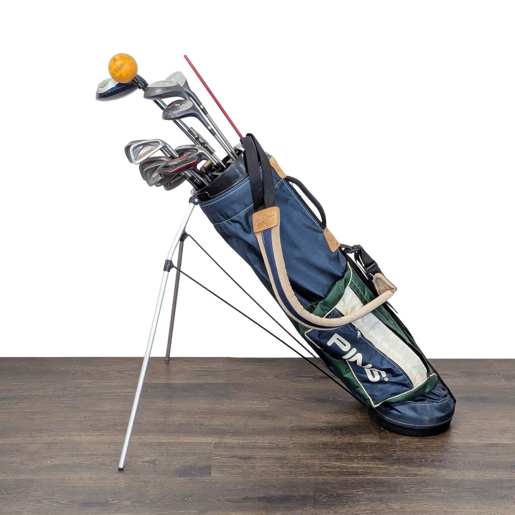 Complete Golf Club Set with Stand Bag – PING & Olympic Club Branding - Thumbnail 2