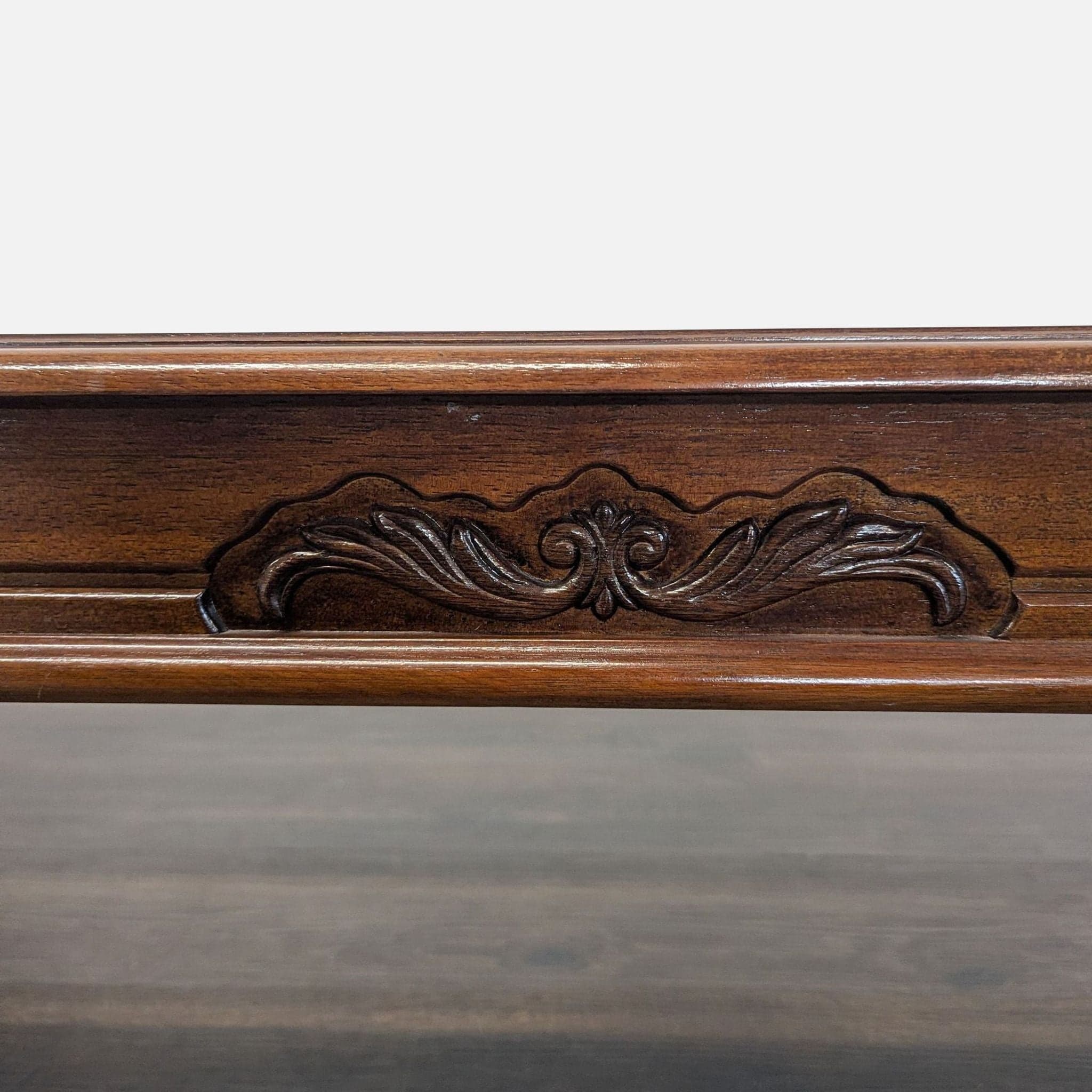 Carved Cherrywood Coffee Table - Thumbnail 3