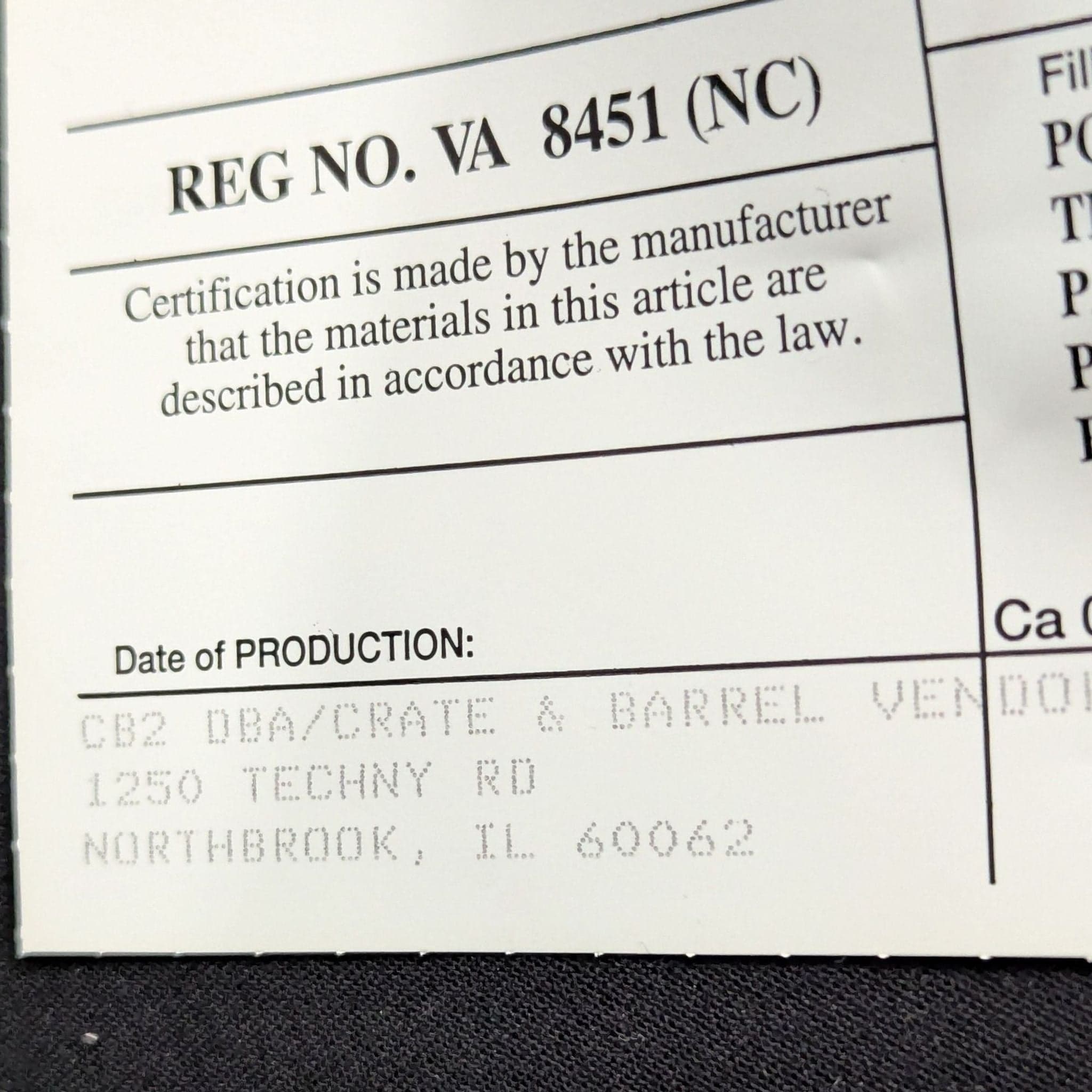 Crate & Barrel Gray Modern Sectional Sofa – Stylish and Spacious Seating - Thumbnail 6