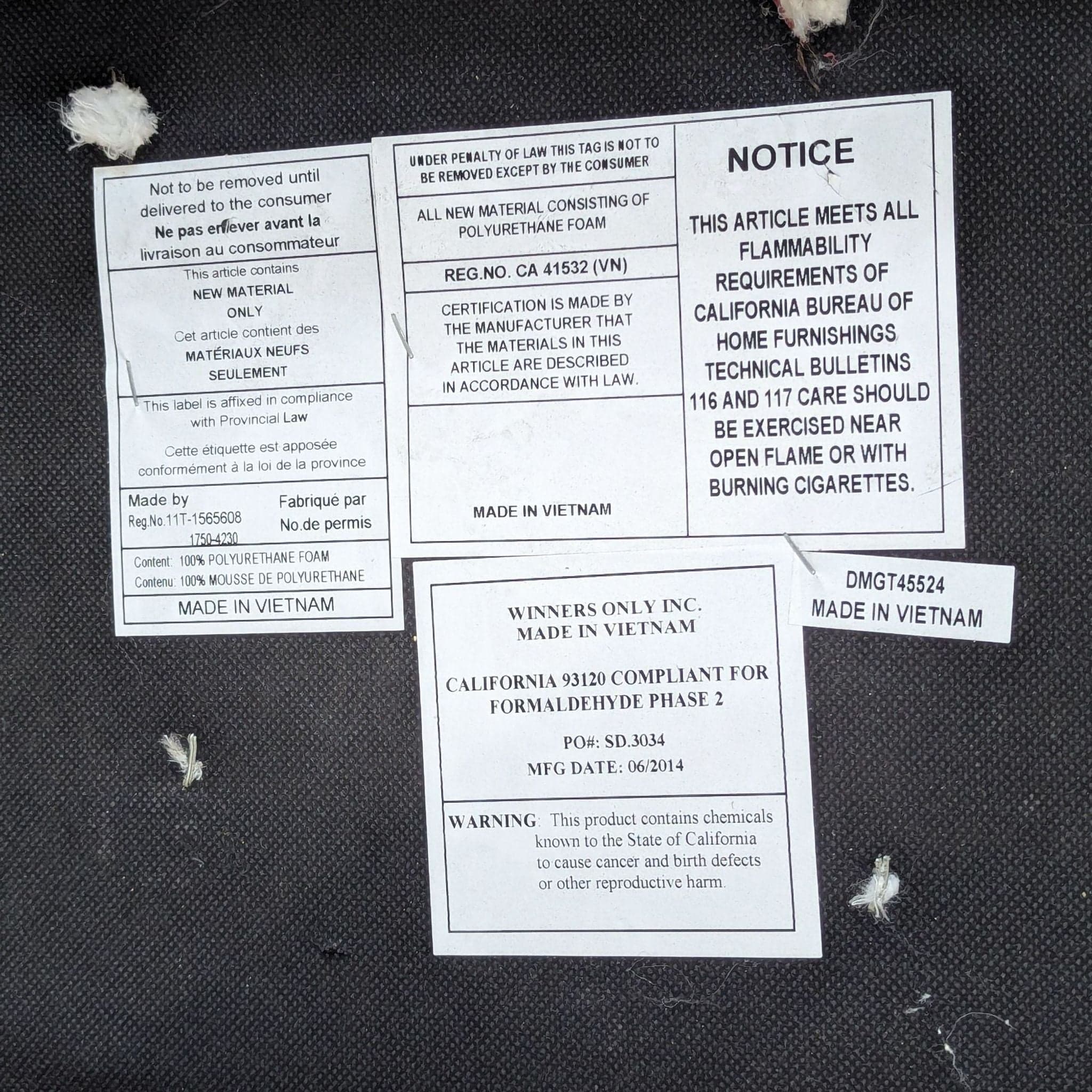 Wood Bench with Faux Leather Seat - Thumbnail 4