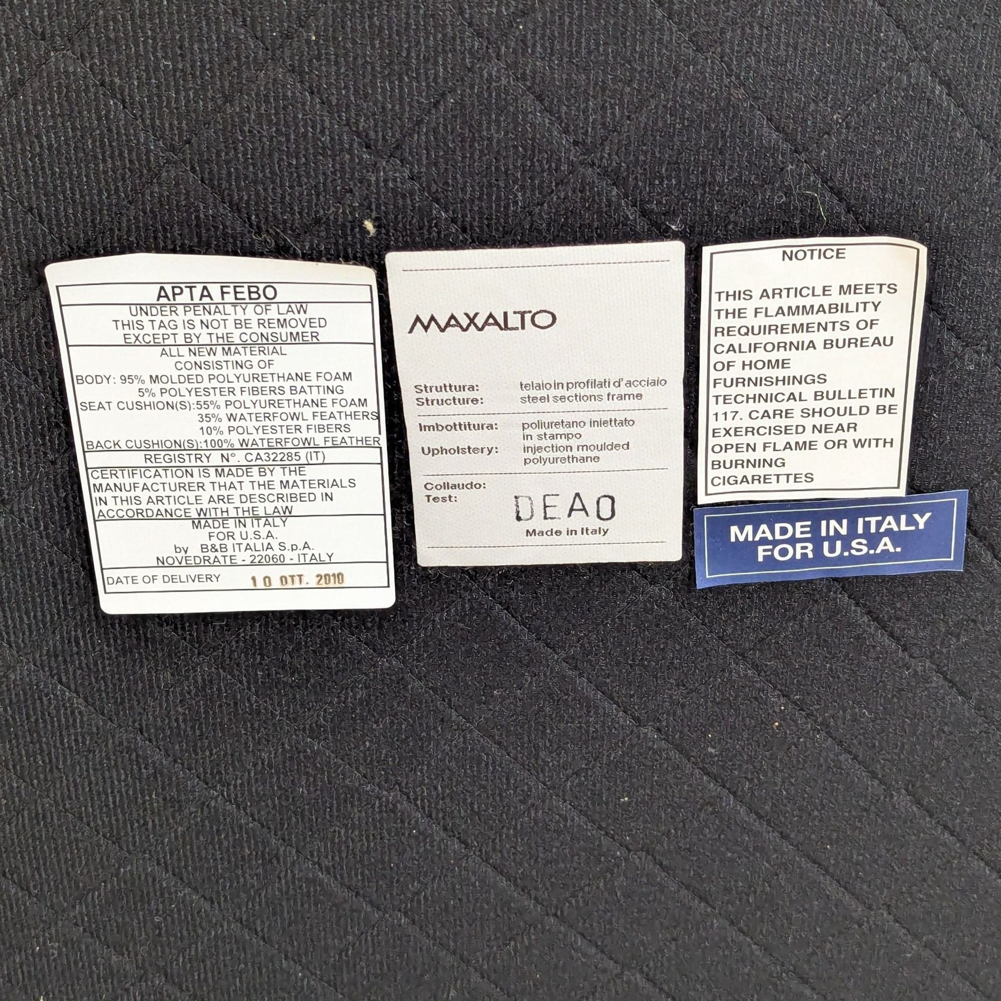 Maxalto Febo Upholstered Chaise Lounge by Antonio Citterio – Made in Italy - Thumbnail 8