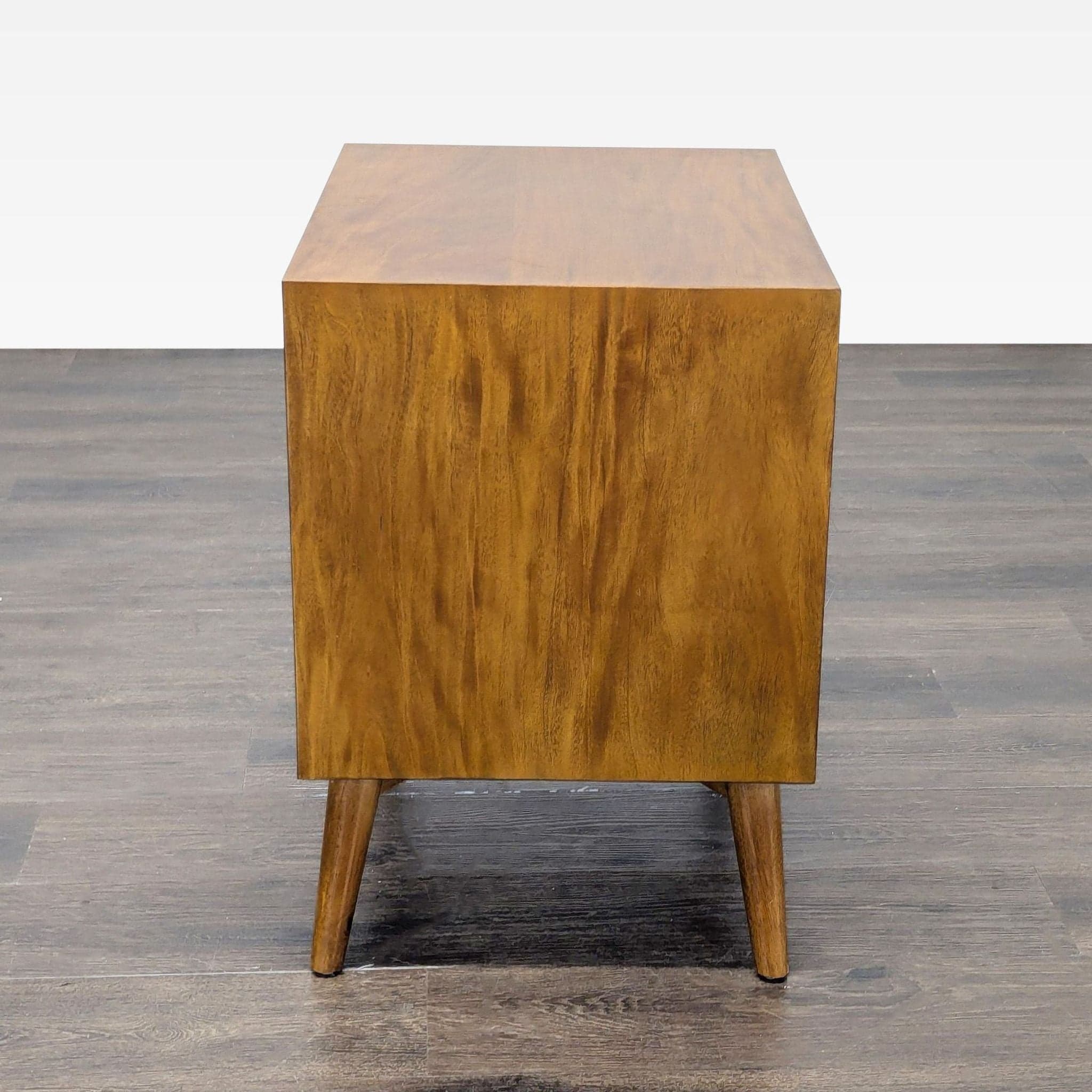 Najarian Furniture Two Drawer Mid-Century Nightstand - Thumbnail 5
