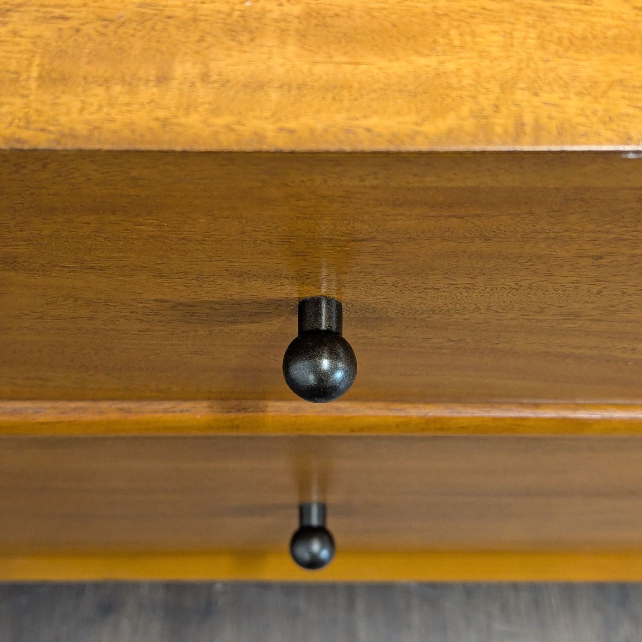 Najarian Furniture Two Drawer Mid-Century Nightstand - Thumbnail 8