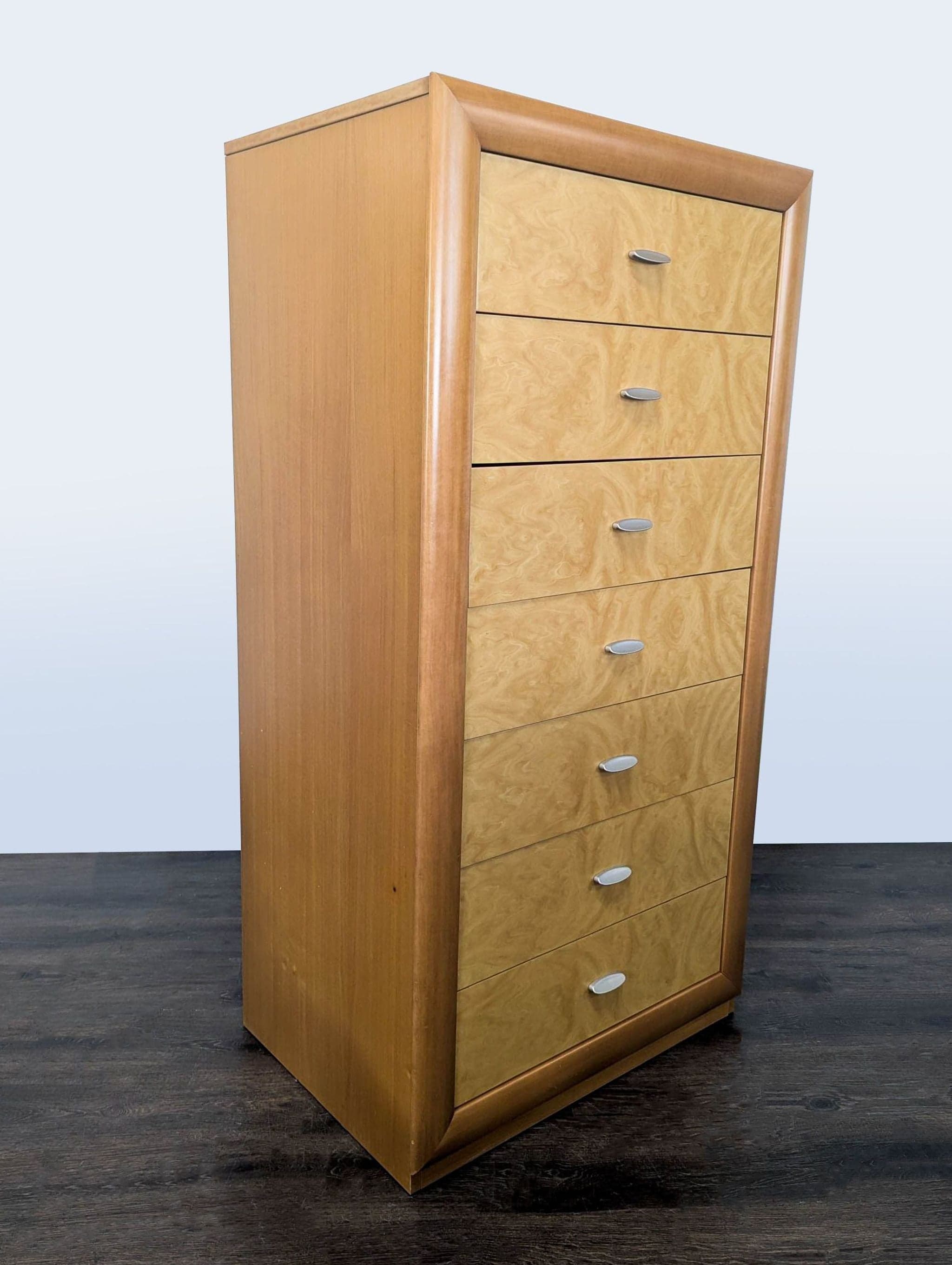 Calligaris Italian Furniture Tall 7-Drawer Wood Dresser - Thumbnail 3