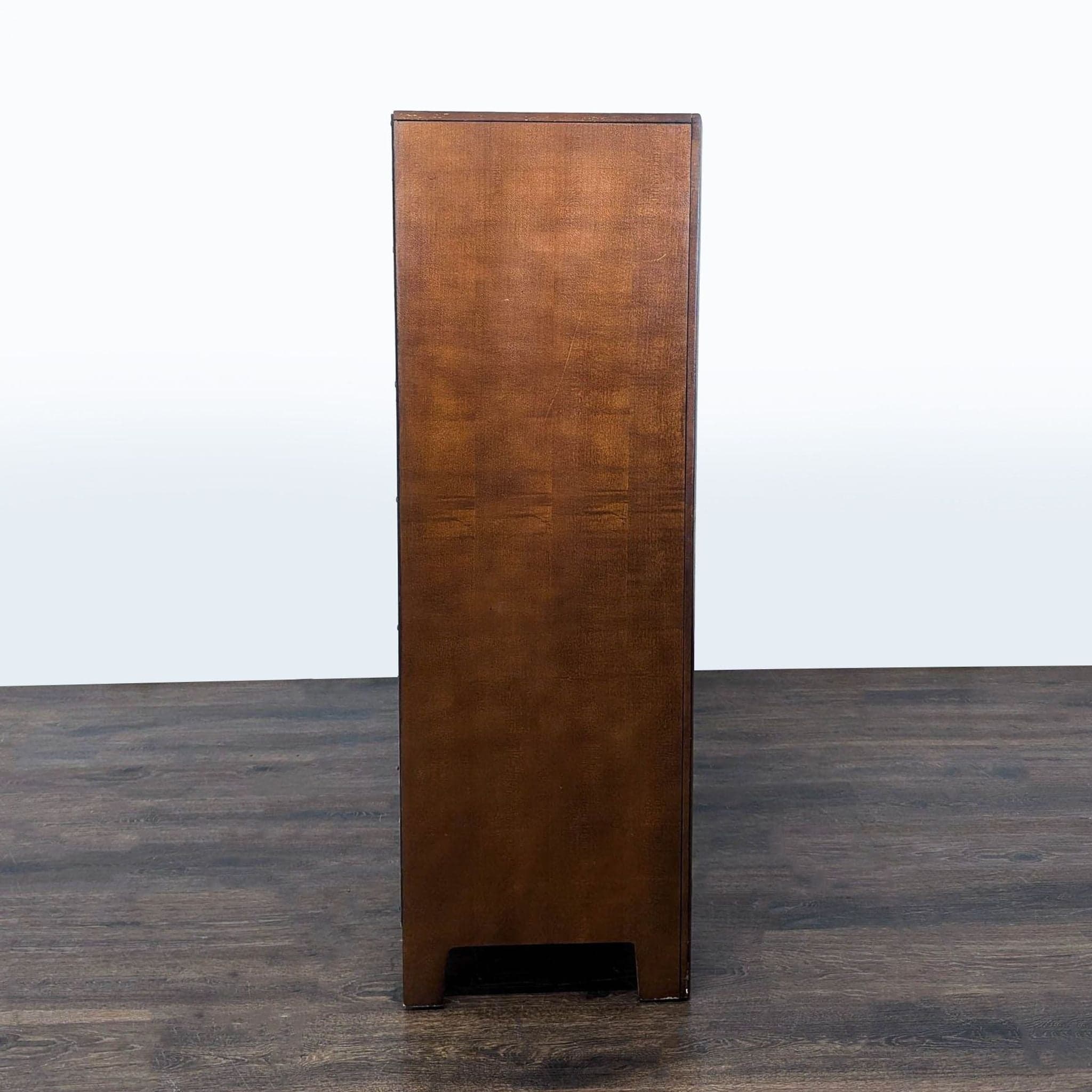 Coaster 6-Drawer Tall Wood Dresser in Walnut Finish - Thumbnail 4