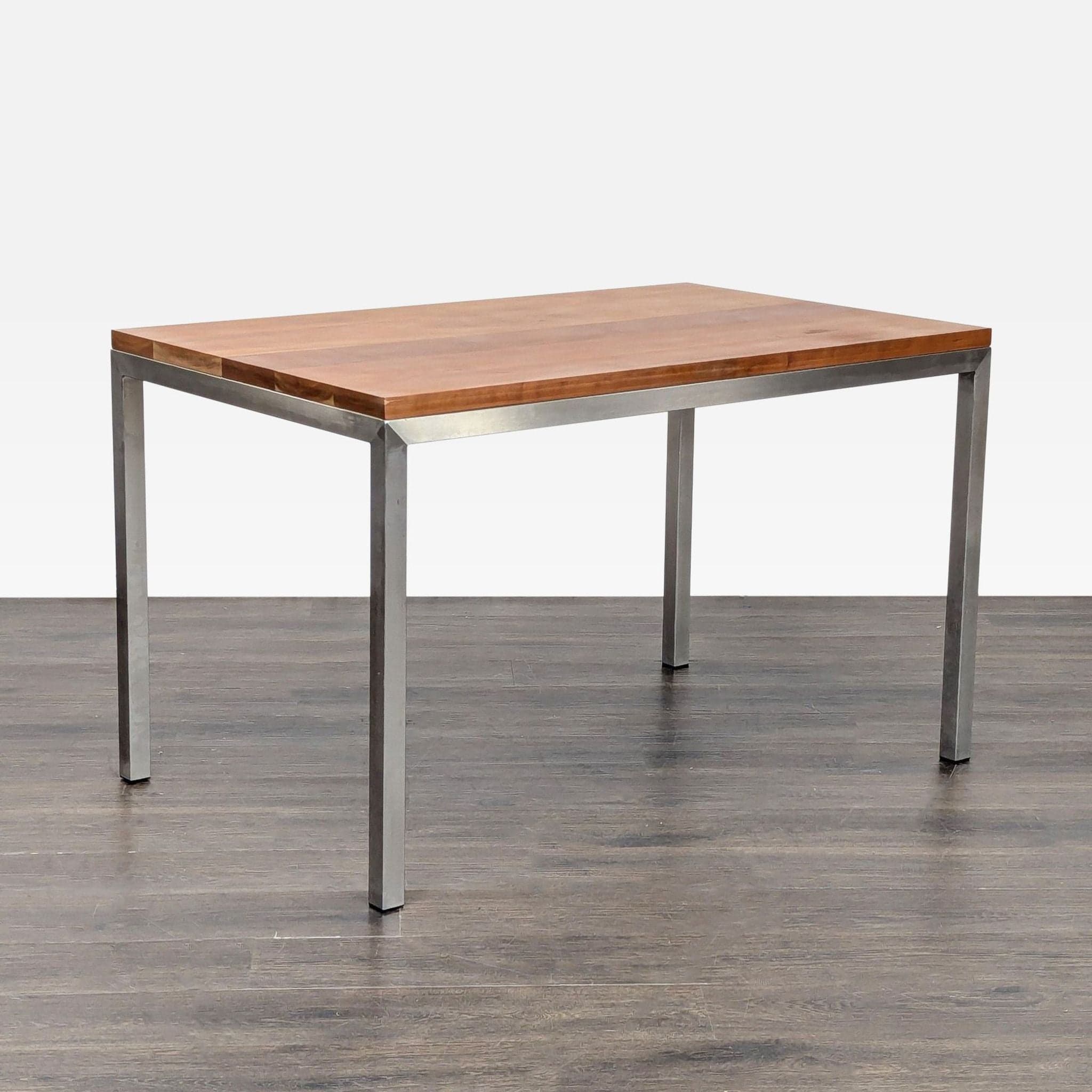 Wood Top Parsons Dining Table - Thumbnail 3