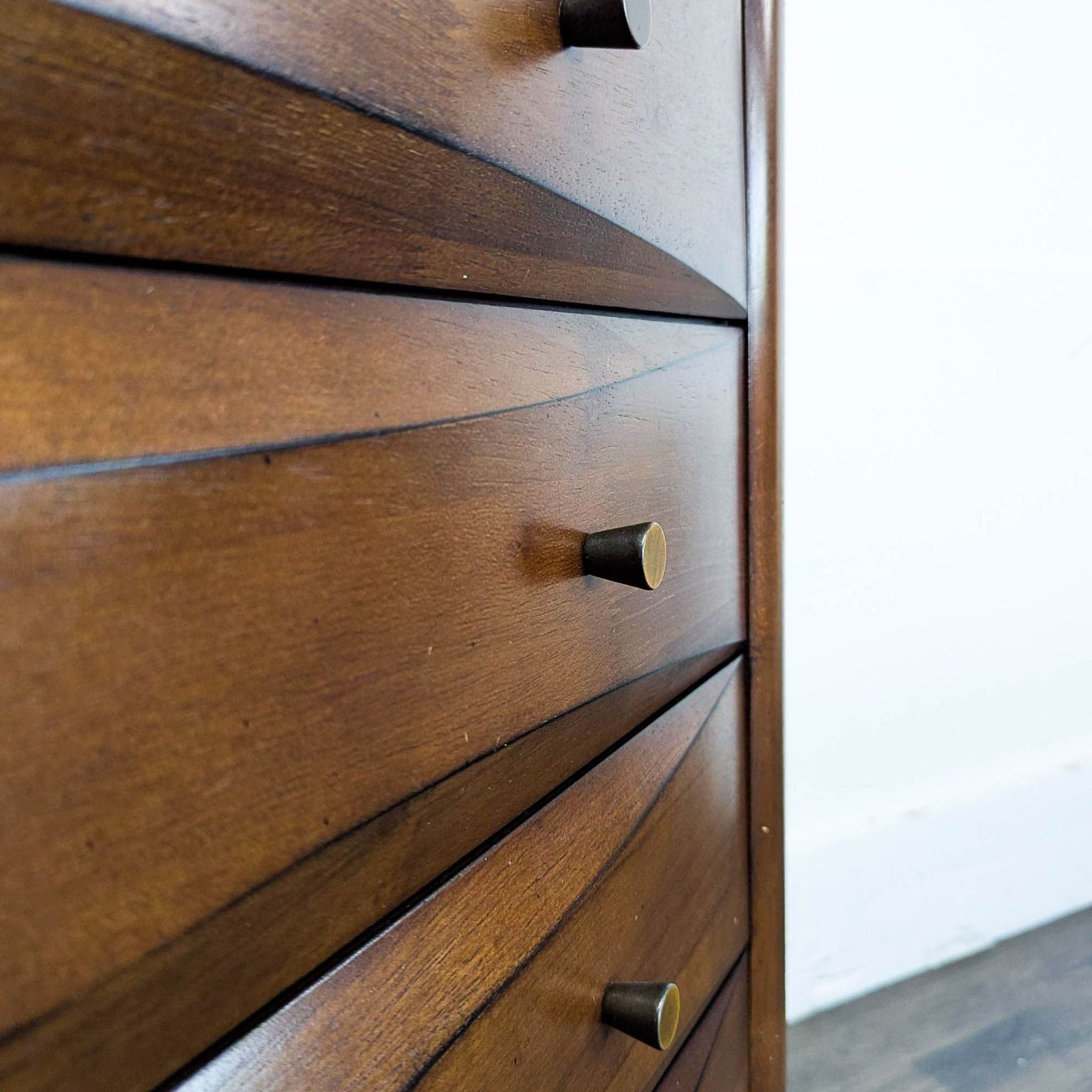 Coaster 6-Drawer Tall Wood Dresser in Walnut Finish - Thumbnail 7