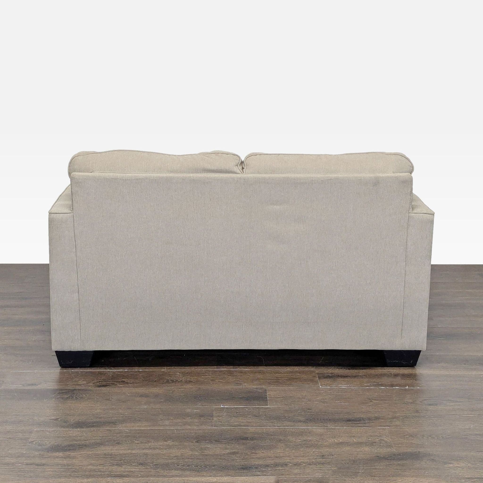 Ashley Furniture Beige Loveseat – Comfortable 2-Seater Sofa - Thumbnail 9