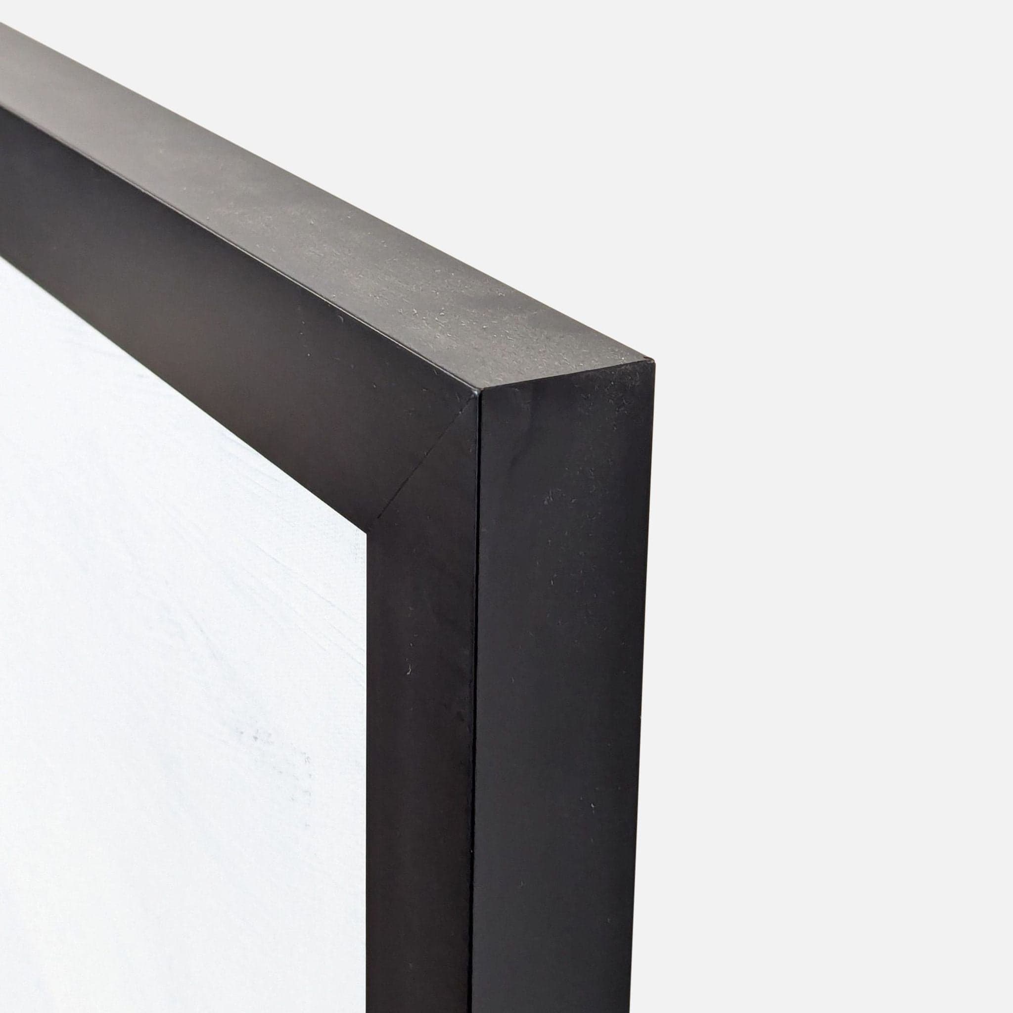 Modern Black and White Abstract Landscape Painting, Professionally Framed - Thumbnail 5