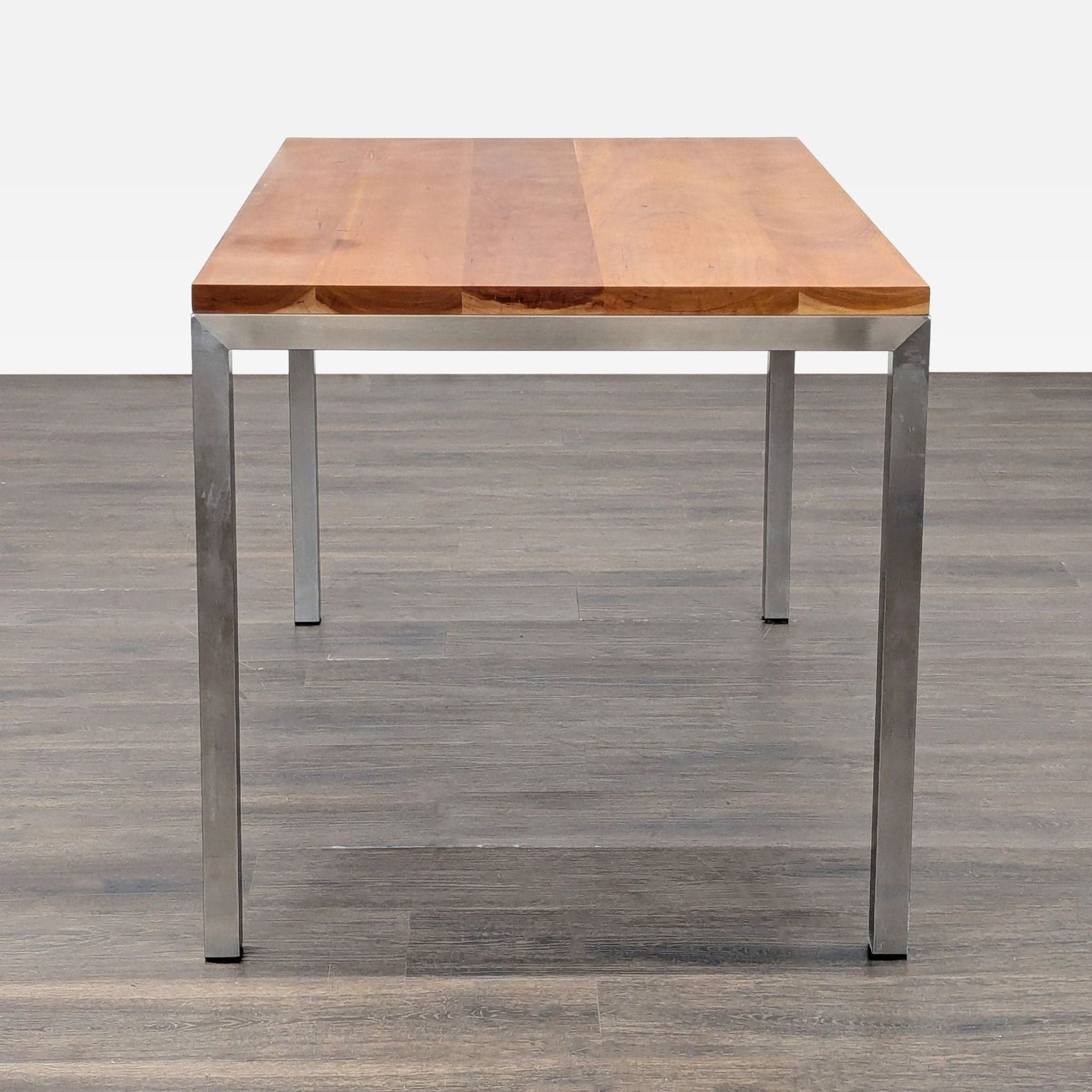 Wood Top Parsons Dining Table - Thumbnail 6