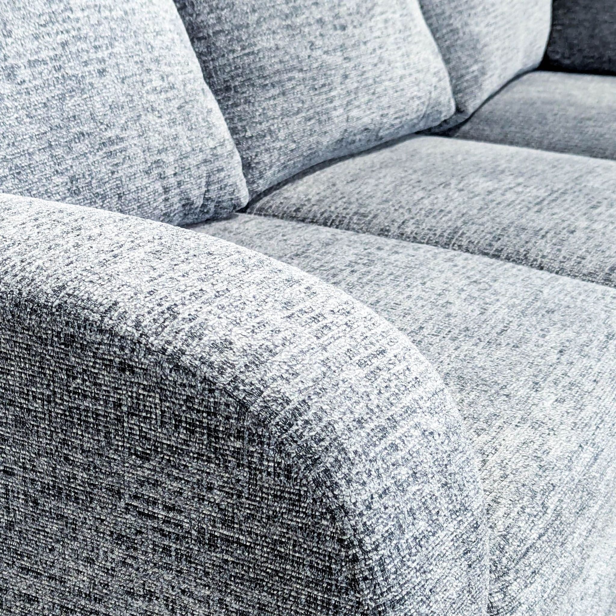 Lifestyle Solutions Edgewood Modern Gray Sectional Sofa with Storage and Built-In Power Outlet - Thumbnail 9