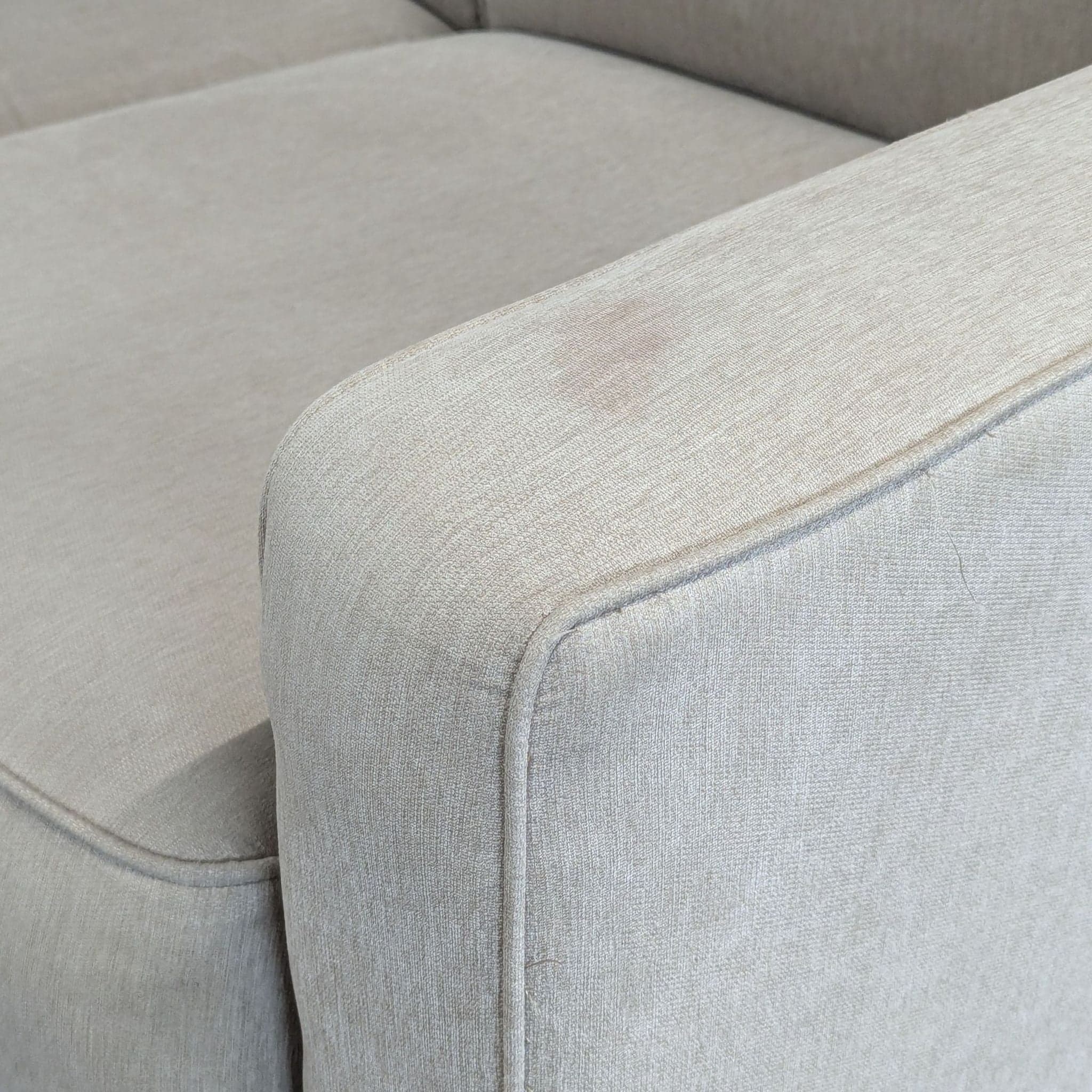 Ashley Furniture Beige Loveseat – Comfortable 2-Seater Sofa - Thumbnail 5