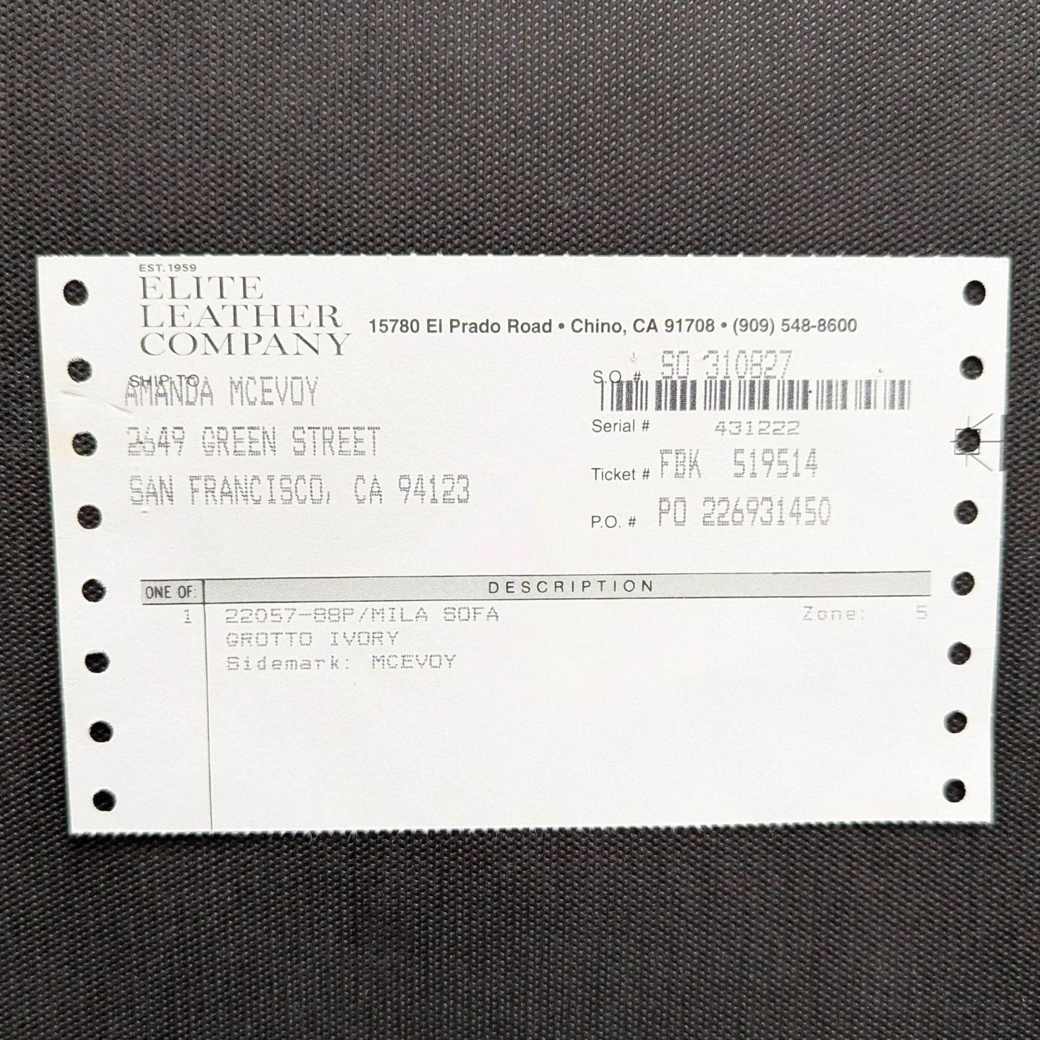 Elite Leather Mila Company Modern 3-Seat Tufted White Leather Sofa - Thumbnail 8