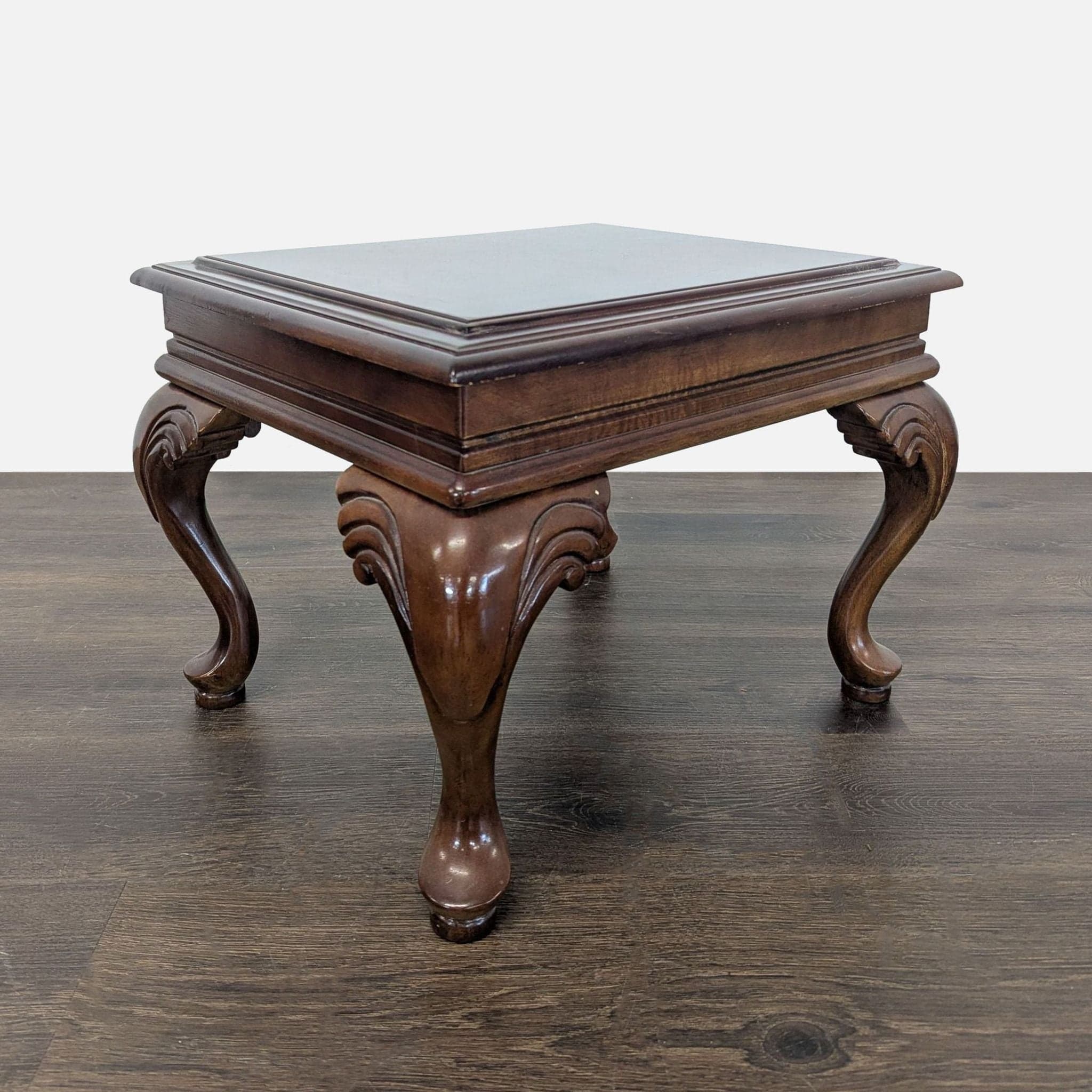 Cherrywood Ottoman with Cushion - Thumbnail 3