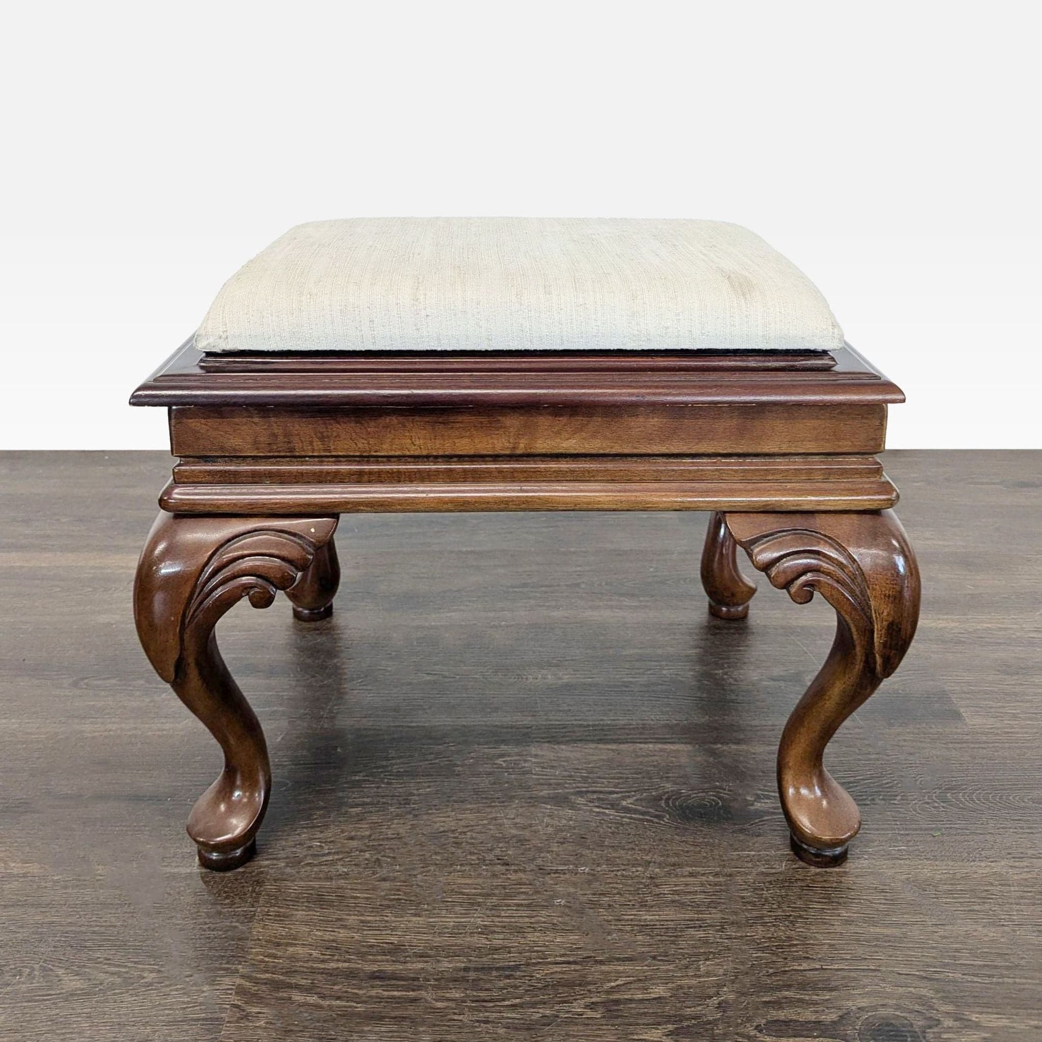 Cherrywood Ottoman with Cushion - Thumbnail 5