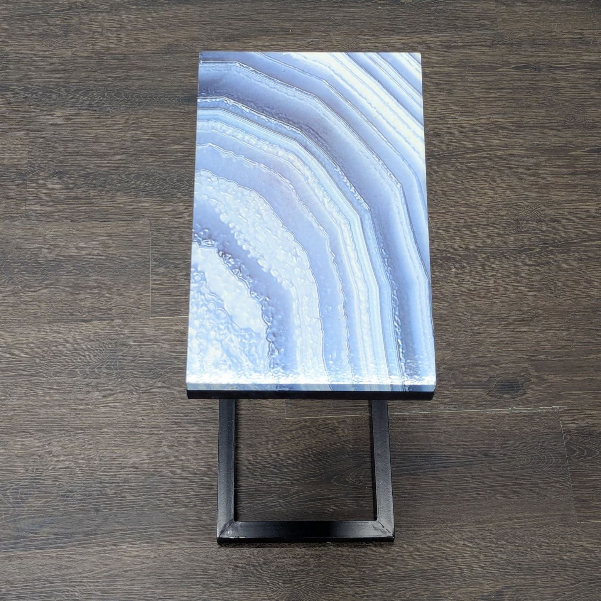 "C" Table with a Faux Stone Top - Thumbnail 6