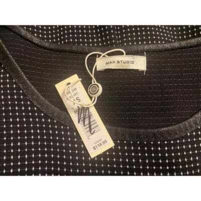 NWT Max Studio Black/White Dress XS - Thumbnail 5