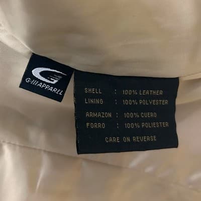 Siena Women's Tan Suede Leather Blazer Jacket Size 10 Two Button Career - Thumbnail 5