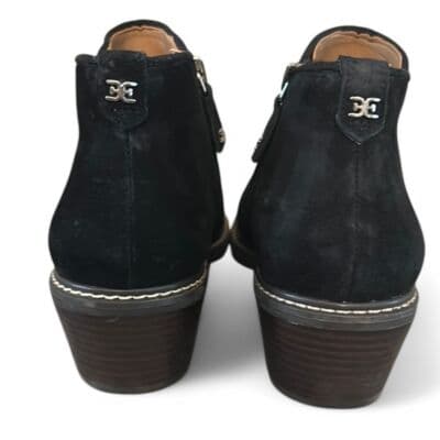 Sam Edelman Weatherproof Pryce Black Suede Bootie 8 - Thumbnail 4