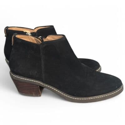 Sam Edelman Weatherproof Pryce Black Suede Bootie 8 - Thumbnail 2