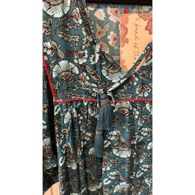 Band of the Free Mallory Teal Dress XS - Thumbnail 2