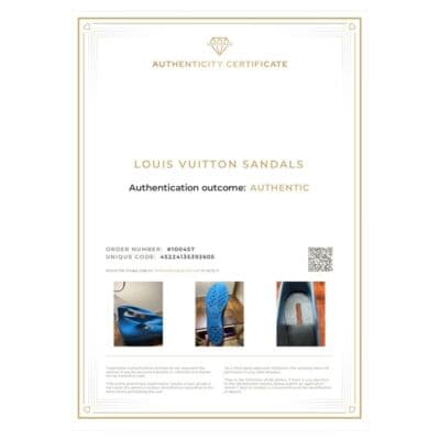 Louis Vuitton Elektrochoc Blue Rubber Sandals 38/8 - Thumbnail 11