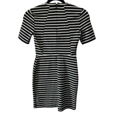 Topshop Striped Bodycon Short Sleeve Dress 2 Petite - Thumbnail 4