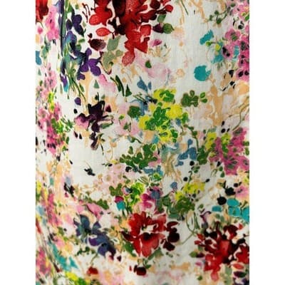 Black Halo Daria Floral Print Dress Sleeveless Sheath Cocktail Party Size 4 - Thumbnail 4