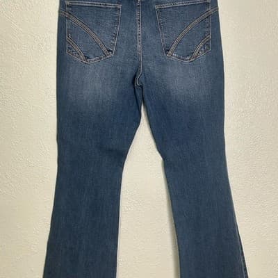 NWOT Dear John Women's Medium Blue Flare Jeans - Thumbnail 2