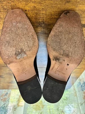 PAIGE Black Suede Ankle Boots with Block Heel 7 - Thumbnail 6