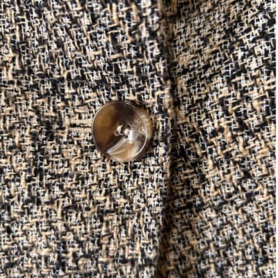 JonesWear Tweed Blazer Jacket Career Office Wear Neutral Size 6 - Thumbnail 5