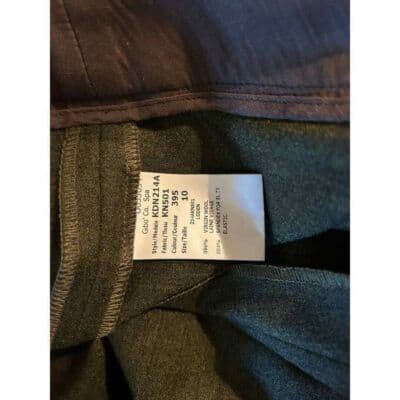 NWOT Michael Kors Olive Virgin Wool Wide Leg Trousers 10 - Thumbnail 8