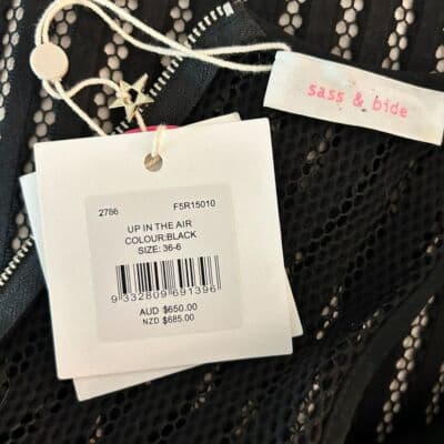 Sass & Bide Black Up in the Air Dress 2 - Thumbnail 10