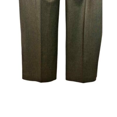 NWOT Michael Kors Olive Virgin Wool Wide Leg Trousers 10 - Thumbnail 6