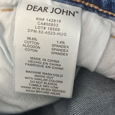 NWOT Dear John Women's Medium Blue Flare Jeans - Thumbnail 3