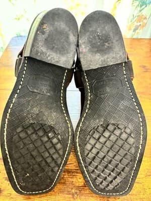 Frye Dark Brown Leather Harness Boots 7.5M - Thumbnail 5