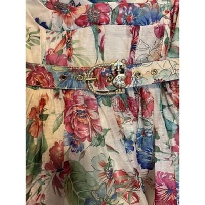 NWT L'ATISTE by Amy Flower Print Georgia Dress - Thumbnail 3