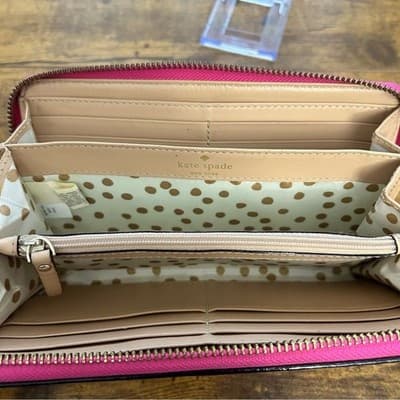 Kate Spade Neda Wellesley Zip Around Wallet Baja Rose - Thumbnail 6