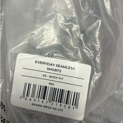 Gymshark Everyday Seamless Shorts Red XS - Thumbnail 2