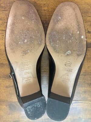 Carel Paris Patent Triple-Strap Black Mary Jane Heels Black 37.5 - Thumbnail 5