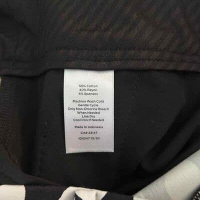 NWT Talbots Abstract Leaves Hampshire Ankle Pants 6 - Thumbnail 9