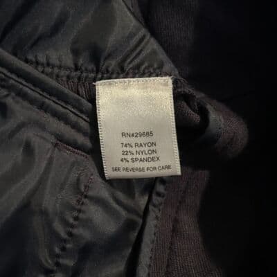 Pendleton Navy Blue Professional Dress Pants with Button Detail Size 4 - Thumbnail 9