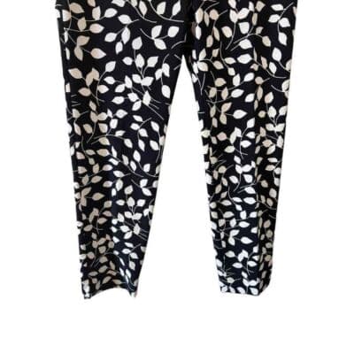 NWT Talbots Abstract Leaves Hampshire Ankle Pants 6 - Thumbnail 5