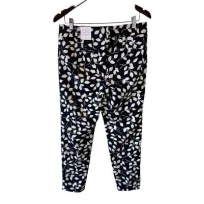 NWT Talbots Abstract Leaves Hampshire Ankle Pants 6 - Thumbnail 6