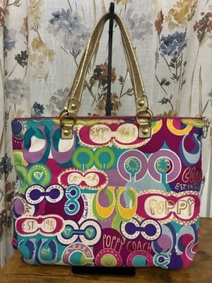 Coach Poppy 2010 Pop C Graffiti Tote Bag - Thumbnail 2