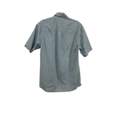 Wrangler Button-Up Shirt Short Sleeve Patterned Casual Western Medium - Thumbnail 2