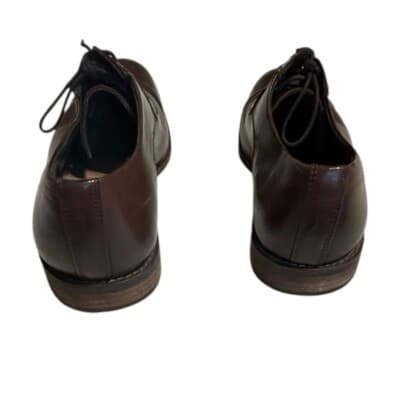 Nunn Bush 84652-200 Holt Lace-Up Brown Leather Cap Toe Oxfords shoes Men's 10 W - Thumbnail 5