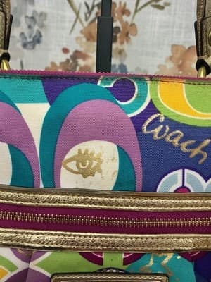Coach Poppy 2010 Pop C Graffiti Tote Bag - Thumbnail 4