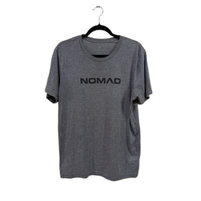 Nomad Gray Graphic Logo Crew Neck Short Sleeve T-Shirt Men's L - Image 1