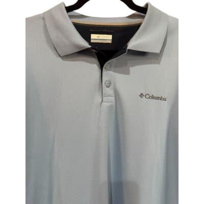 Columbia Omni-Wick Polo Shirt Moisture Wicking Golf Casual Mens L - Thumbnail 2